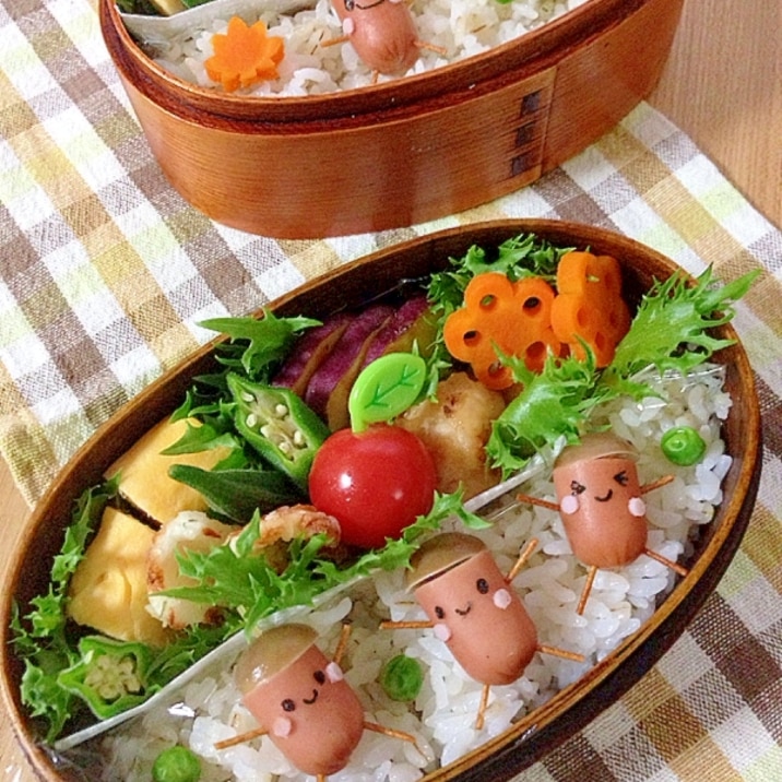 簡単キャラ弁☆どんぐりくんのお弁当♪